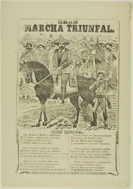 Great Triumphal March Wall Art by José Guadalupe Posada - High-Resolution Digital Print