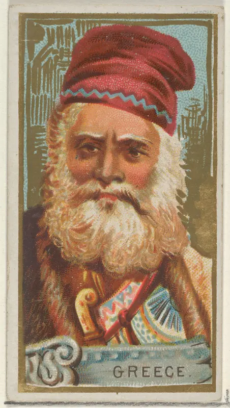 Greece, from the Types of All Nations series (N24) for Allen & Ginter Cigarettes Wall Art by Allen & Ginter - High-Resolution Digital Print