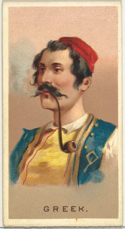 Greek, from World's Smokers series (N33) for Allen & Ginter Cigarettes Wall Art by Allen & Ginter - High-Resolution Digital Print