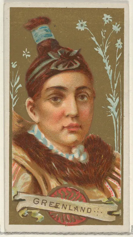Greenland, from the Types of All Nations series (N24) for Allen & Ginter Cigarettes Wall Art by Allen & Ginter - High-Resolution Digital Print