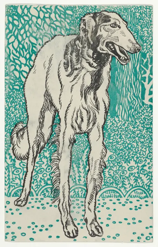 Greyhound Wall Art by Moriz Jung - High-Resolution Digital Print