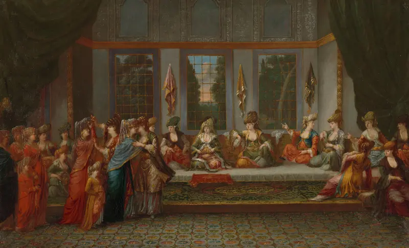 Griekse bruiloft Wall Art by Jean Baptiste Vanmour - High-Resolution Digital Print
