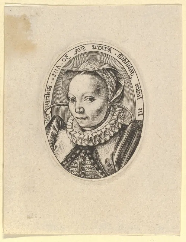 Grietgen (Margaretha) Jansdr. Wall Art by Hendrick Goltzius - High-Resolution Digital Print