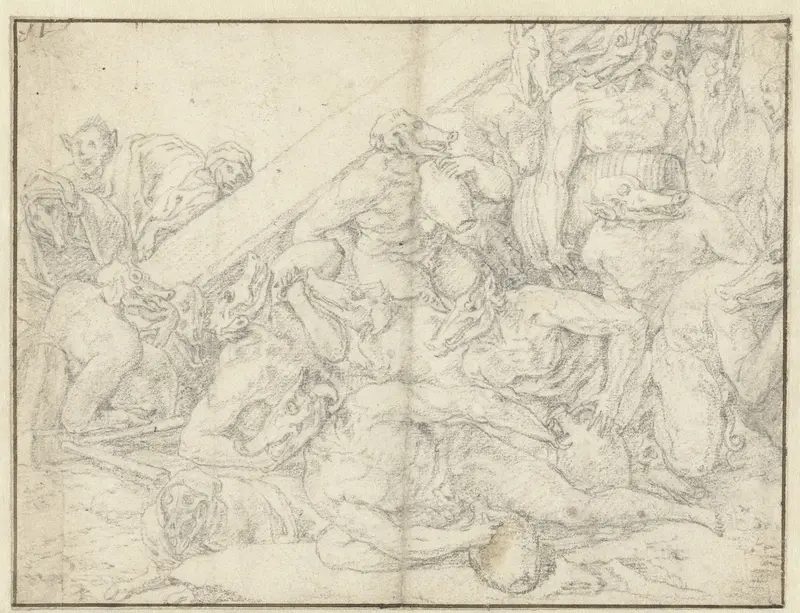 Groep duivels Wall Art by Cornelis Saftleven - High-Resolution Digital Print