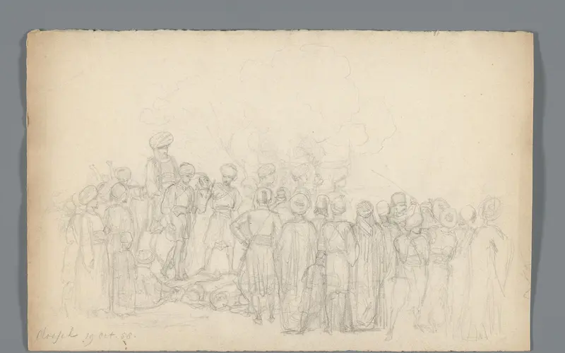Groep Egyptische soldaten Wall Art by Willem de Famars Testas - High-Resolution Digital Print