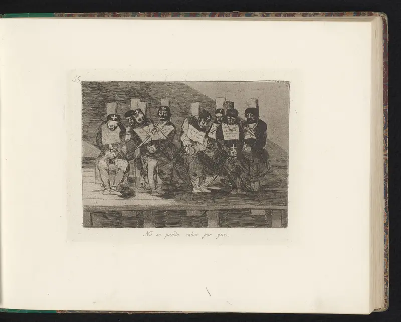 Groep mannen zit gekneveld aan palen Wall Art by Laurenciano Potenciano - High-Resolution Digital Print