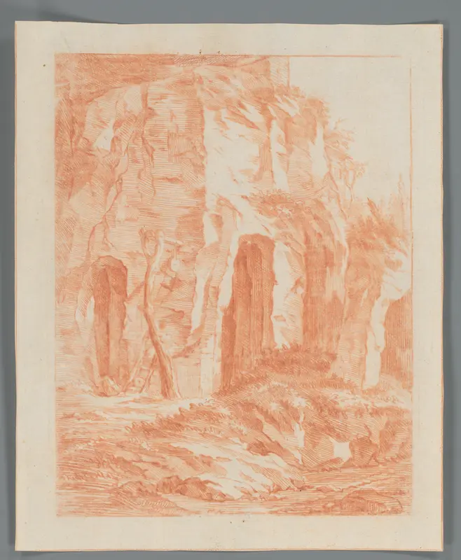 Groeve in rotswand Wall Art by Unknown - High-Resolution Digital Print
