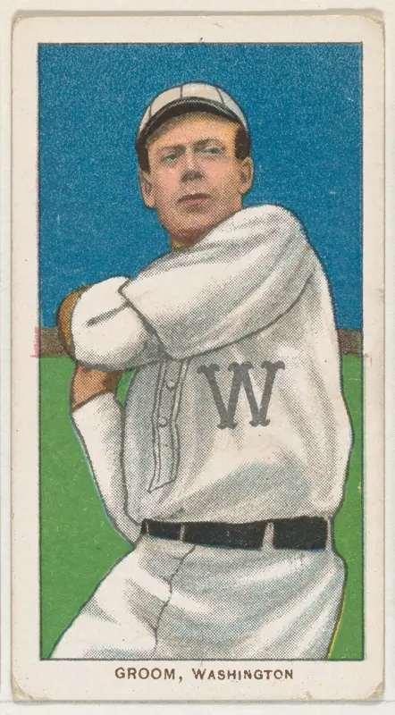 Groom, Washington, American League, from the White Border series (T206) for the American Tobacco Company Wall Art by American Tobacco Company - High-Resolution Digital Print