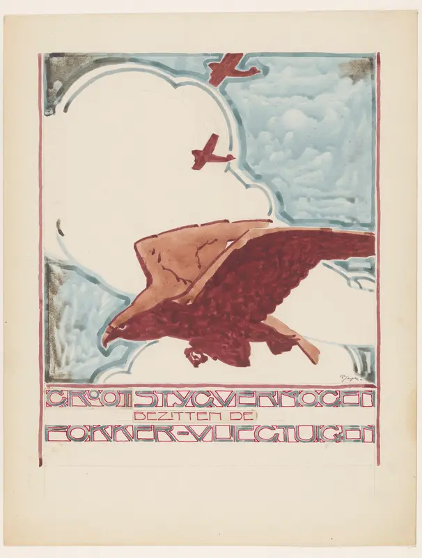 Groot stijgvermogen bezitten de Fokker-vliegtuigen Wall Art by Unknown - High-Resolution Digital Print