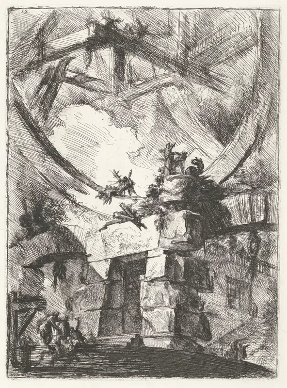 Groot wiel Wall Art by Giovanni Battista Piranesi - High-Resolution Digital Print