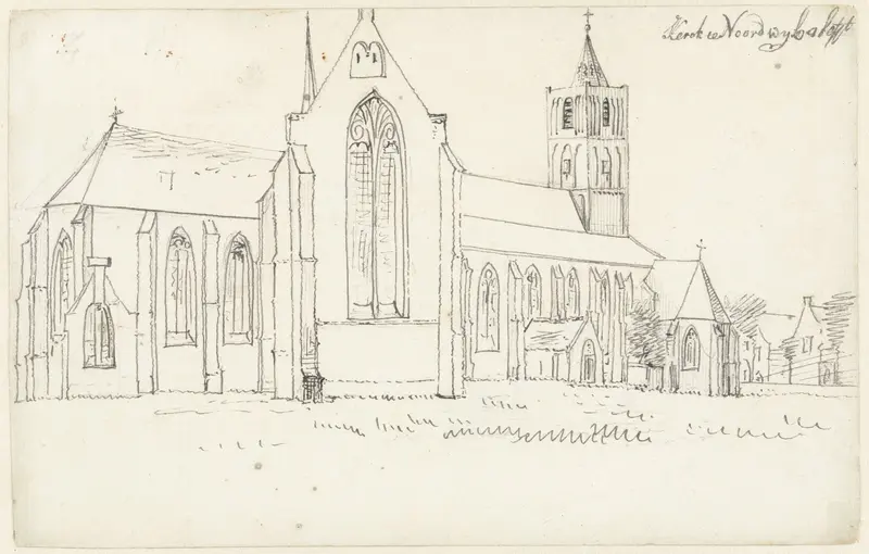 Grote of Jeroenskerk in Noordwijk-Binnen Wall Art by Cornelis Pronk - High-Resolution Digital Print