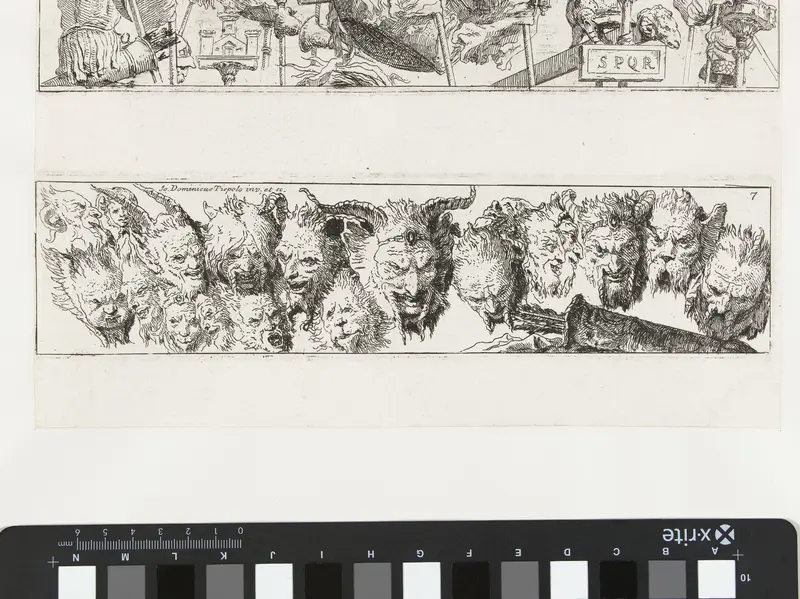 Grotesken en saterkoppen Wall Art by Unknown - High-Resolution Digital Print