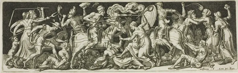 Grotesque Battle, from Combats and Triumphs