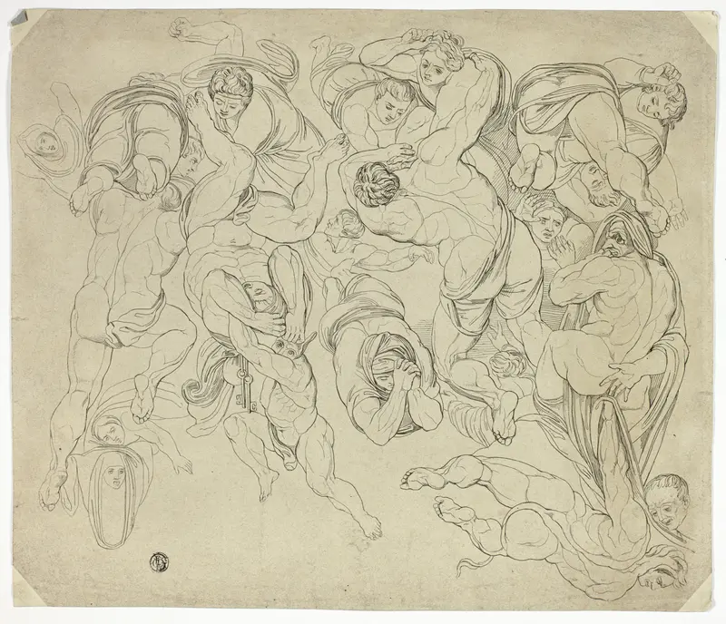 Group of Figures Wall Art by Unknown artist - High-Resolution Digital Print