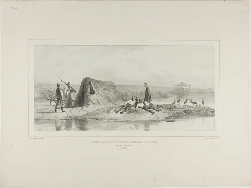 Guard Post for the Hungarian Military Colonies, Left Bank of the Danube, July 7, 1837