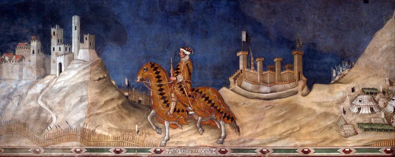 Guidoriccio da Fogliano Wall Art by Simone Martini - High-Resolution Digital Print