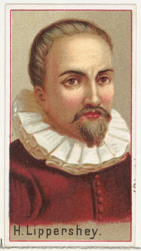 H. Lippershey, printer's sample for the World's Inventors souvenir album (A25) for Allen & Ginter Cigarettes by Allen & Ginter - High-Resolution Digital Print