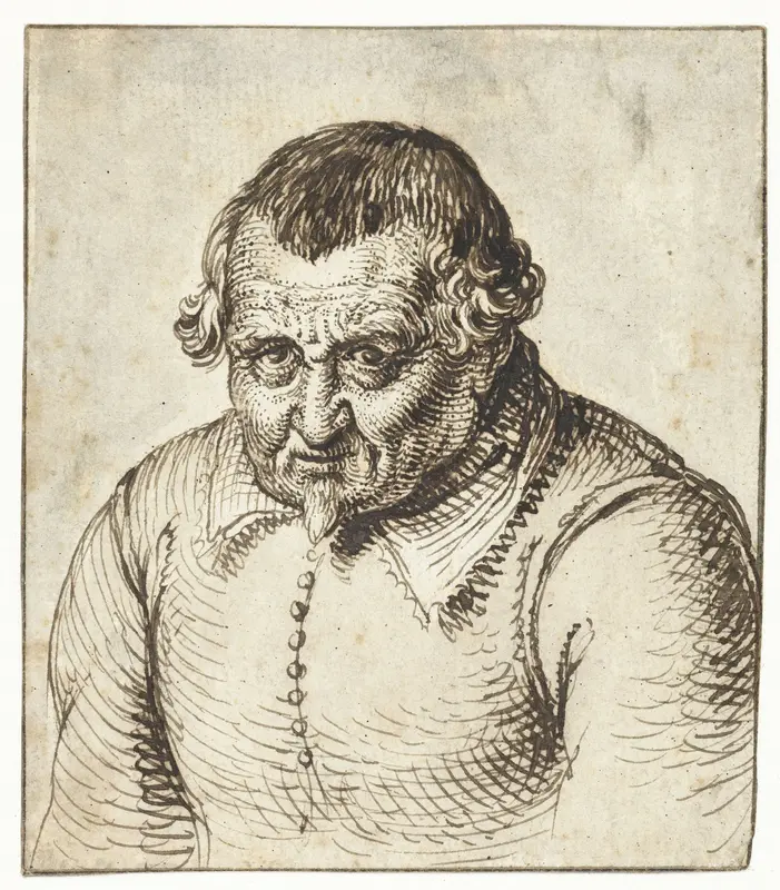 Half-length portrait of a Man Wall Art by Unknown - High-Resolution Digital Print
