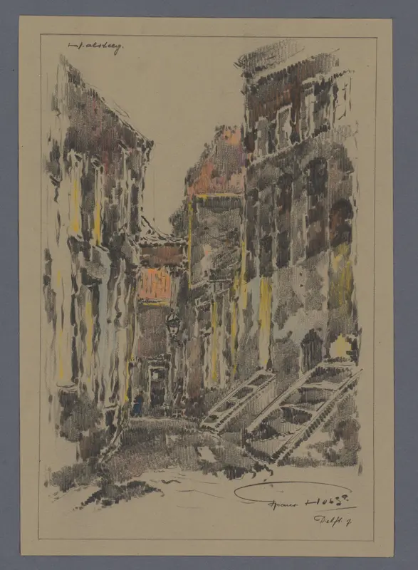 Halsteeg in Delft Wall Art by Unknown - High-Resolution Digital Print