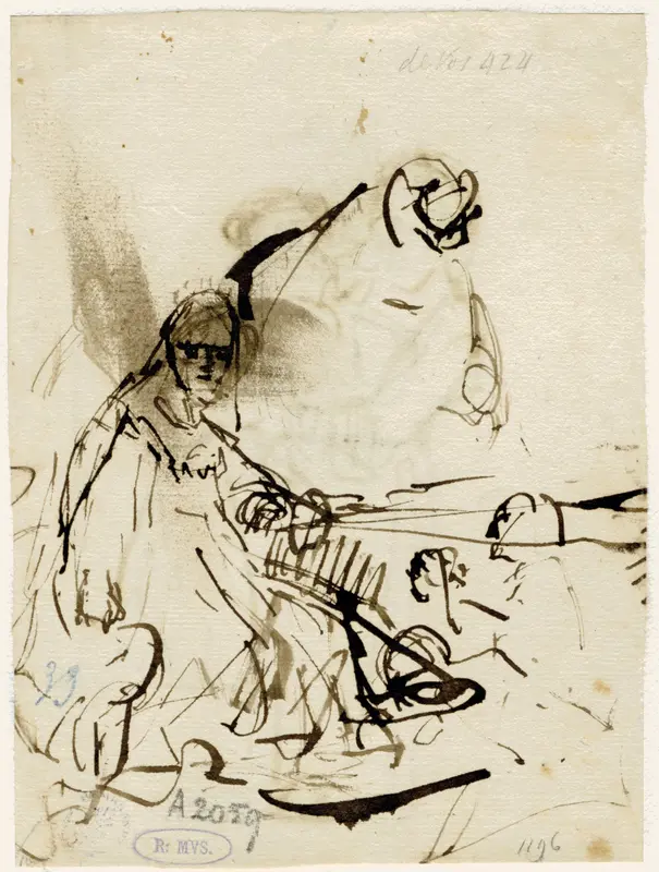 Haman smeekt Esther om zijn leven Wall Art by Unknown - High-Resolution Digital Print