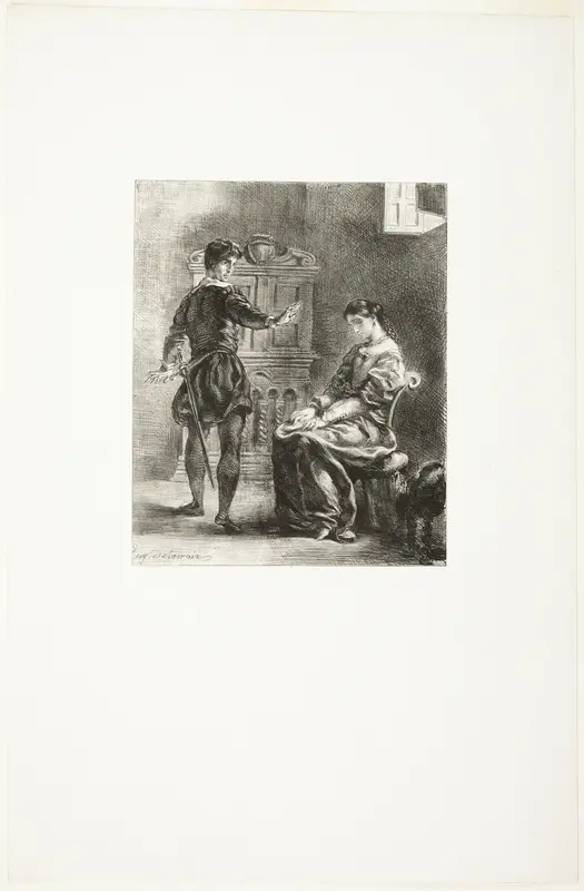 Hamlet and Ophelia