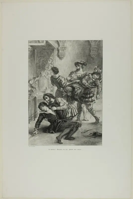 Hamlet's Death, plate 16 from Hamlet