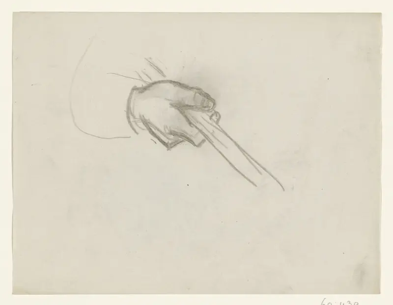 Hand met stok Wall Art by Leo Gestel - High-Resolution Digital Print