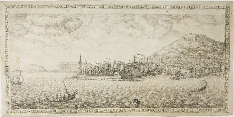 Harbor of Naples Wall Art by Unknown Italian - High-Resolution Digital Print