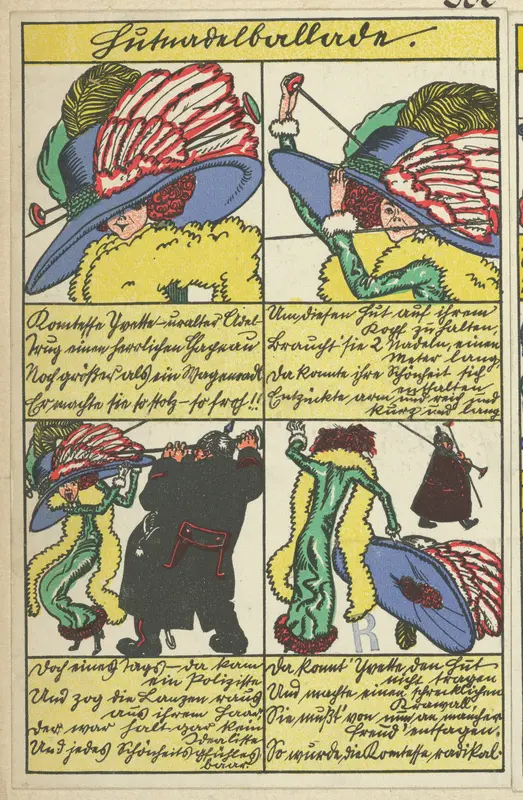 Hatpin Ballad (Hutnadelballade) Wall Art by Moriz Jung - High-Resolution Digital Print