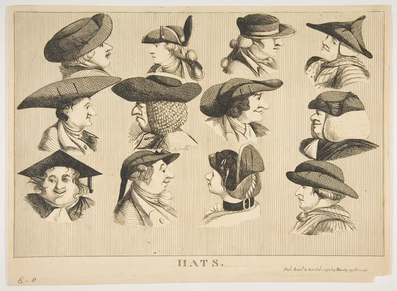 Hats Wall Art by Matthias Darly - High-Resolution Digital Print