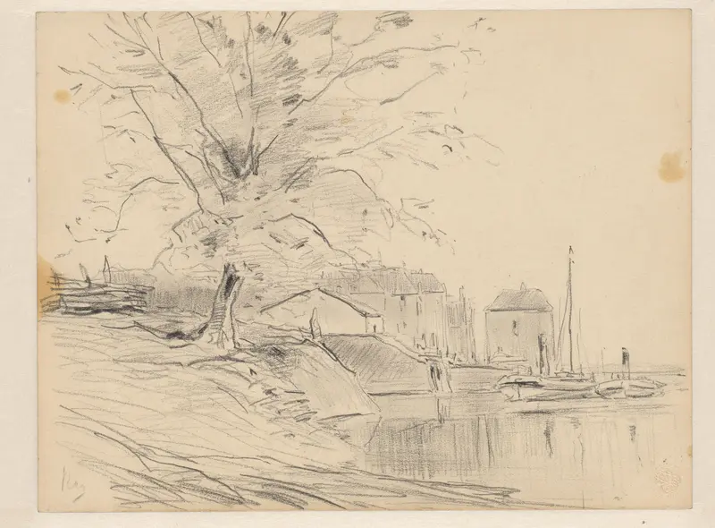 Haven te Arnhem, bij de Schipbrug Wall Art by Pieter H.J.J. Ras - High-Resolution Digital Print