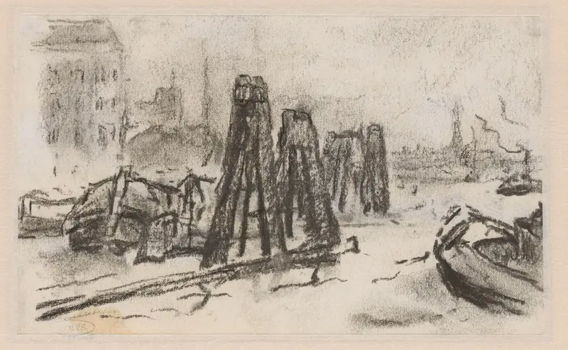 Havengezicht Wall Art by Carel Nicolaas Storm van 's-Gravesande - High-Resolution Digital Print