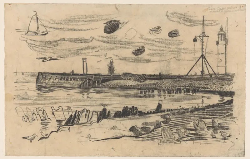Haveningang te Hellevoetsluis Wall Art by Dirk Hidde Nijland - High-Resolution Digital Print