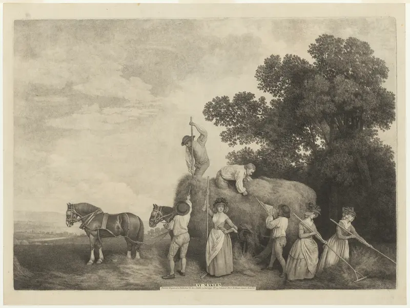 Hay-Makers Wall Art by George Stubbs - High-Resolution Digital Print