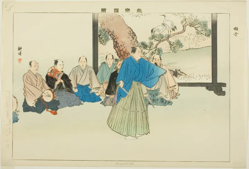 Hayashiko, from the series "Pictures of No Performances (Nogaku Zue)"