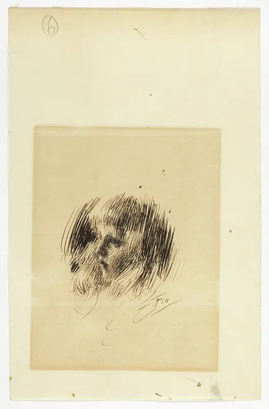 Head of a Girl Wall Art by Anders Zorn - High-Resolution Digital Print