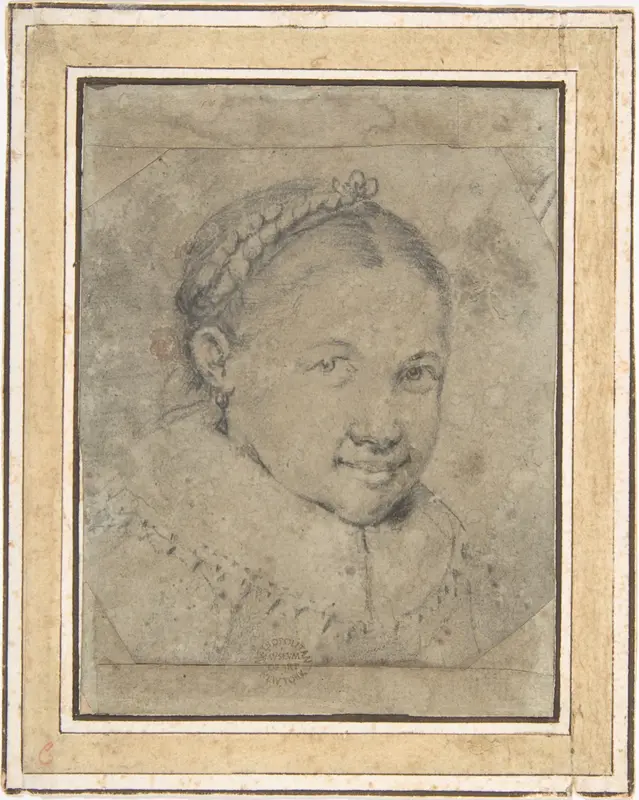 Head of a Girl Wall Art by Anonymous, Dutch, 17th century - High-Resolution Digital Print