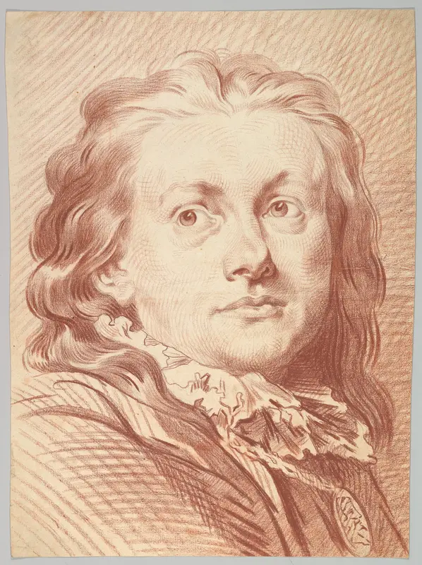 Head of a Man Wall Art by Jakob Matthias Schmutzer - High-Resolution Digital Print