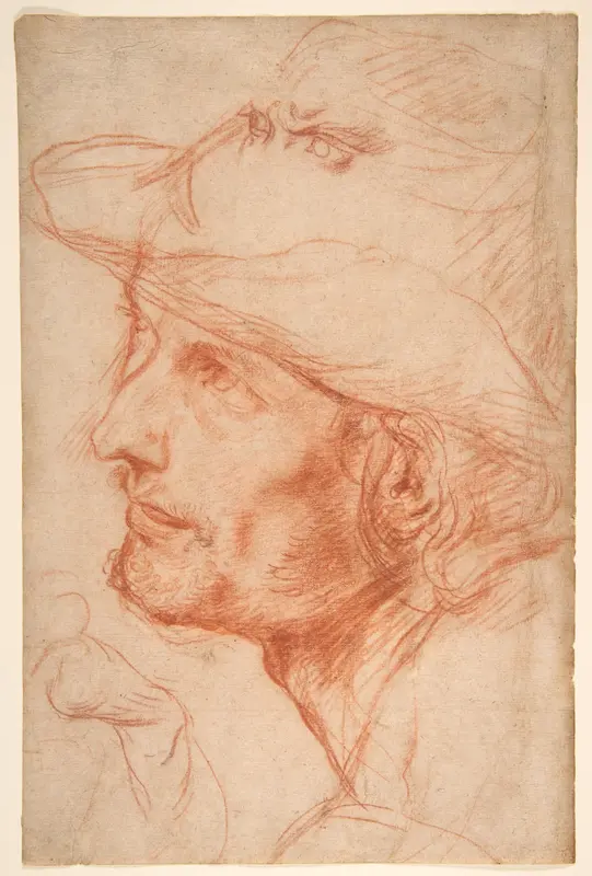 Head of a Man Wall Art by Antonio d'Enrico Tanzio (Tanzio da Varallo) - High-Resolution Digital Print