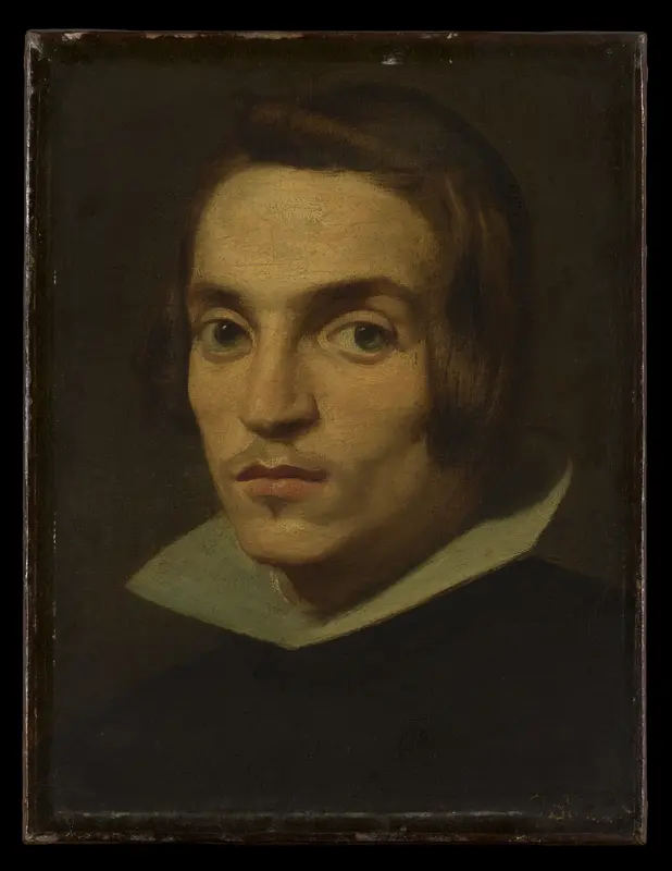 Head of a Man Wall Art by Spanish (Castilian) Painter - High-Resolution Digital Print