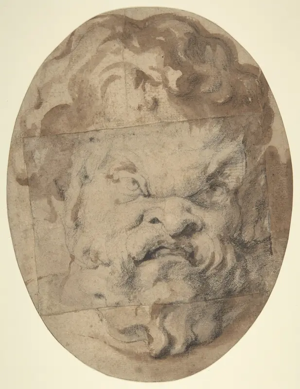Head of a Satyr (Silenus) Wall Art by Peter Paul Rubens - High-Resolution Digital Print