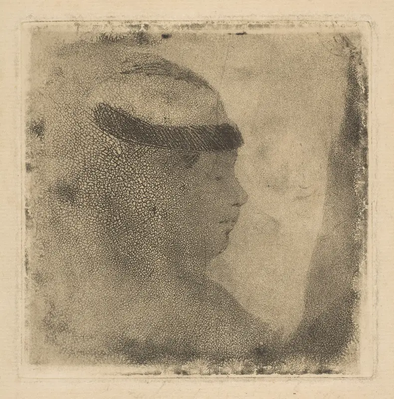 Head of a Woman in Profile