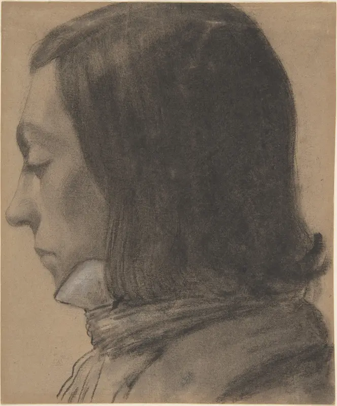 Head of a Young Man in Profile, to the Left Wall Art by Anonymous, French, 18th century - High-Resolution Digital Print