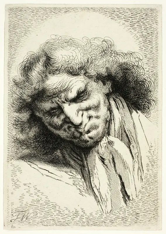 Head of an Old Man Sleeping