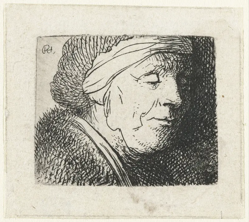 Head of an old woman Wall Art by Unknown - High-Resolution Digital Print
