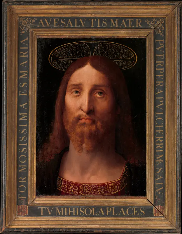 Head of Christ Wall Art by Fernando Yáñez de la Almedina - High-Resolution Digital Print