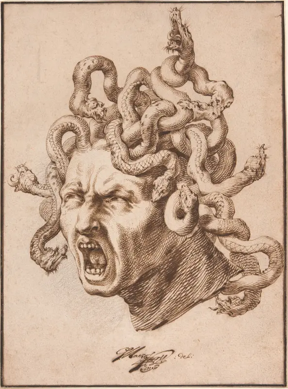 Head of Medusa Wall Art by Godfried Maes - High-Resolution Digital Print
