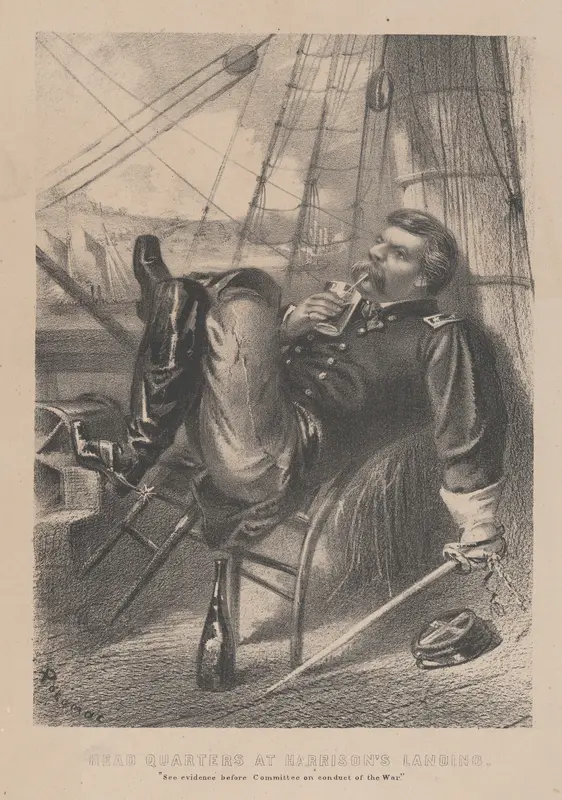 Head Quarters at Harrison's Landing Wall Art by Anonymous, American, 19th century - High-Resolution Digital Print