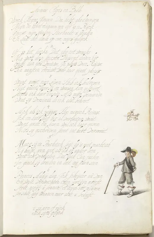 Heer en Cupido Wall Art by Gesina ter Borch - High-Resolution Digital Print