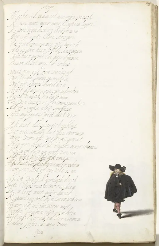 Heer in cape Wall Art by Gesina ter Borch - High-Resolution Digital Print